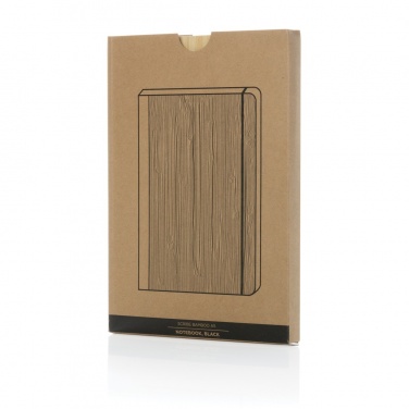 Logo trade promotional items picture of: Scribe bamboo A5 Notebook