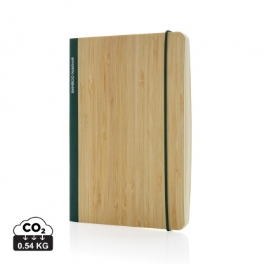 Logotrade advertising product image of: Scribe bamboo A5 Notebook