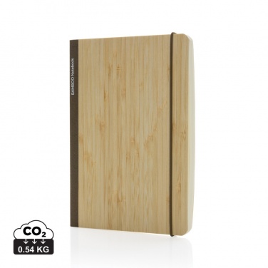 Logo trade promotional item photo of: Scribe bamboo A5 Notebook