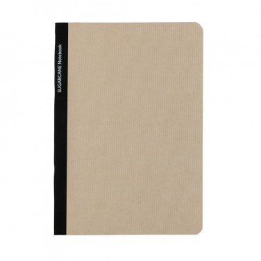 Logo trade promotional giveaways image of: Stylo Sugarcane paper A5 Notebook