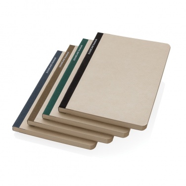 Logo trade corporate gifts image of: Stylo Sugarcane paper A5 Notebook