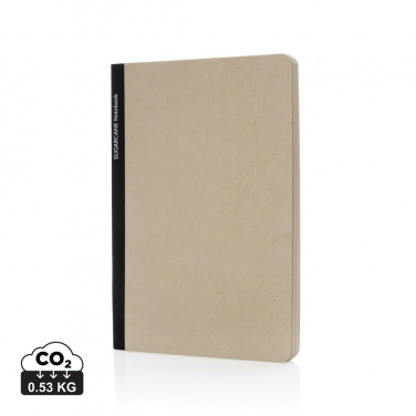 Logo trade promotional merchandise picture of: Stylo Sugarcane paper A5 Notebook