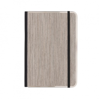 Logotrade promotional item image of: Treeline A5 wooden cover deluxe notebook