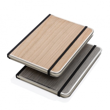 Logo trade corporate gift photo of: Treeline A5 wooden cover deluxe notebook