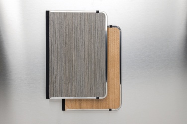 Logo trade promotional giveaway photo of: Treeline A5 wooden cover deluxe notebook