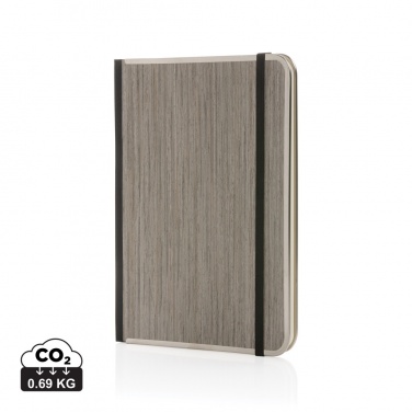 Logotrade promotional items photo of: Treeline A5 wooden cover deluxe notebook