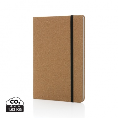 Logotrade corporate gift image of: Stoneleaf A5 cork and stonepaper notebook