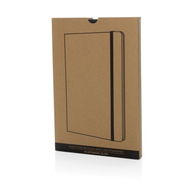 Logotrade business gift image of: Craftstone A5 recycled kraft and stonepaper notebook