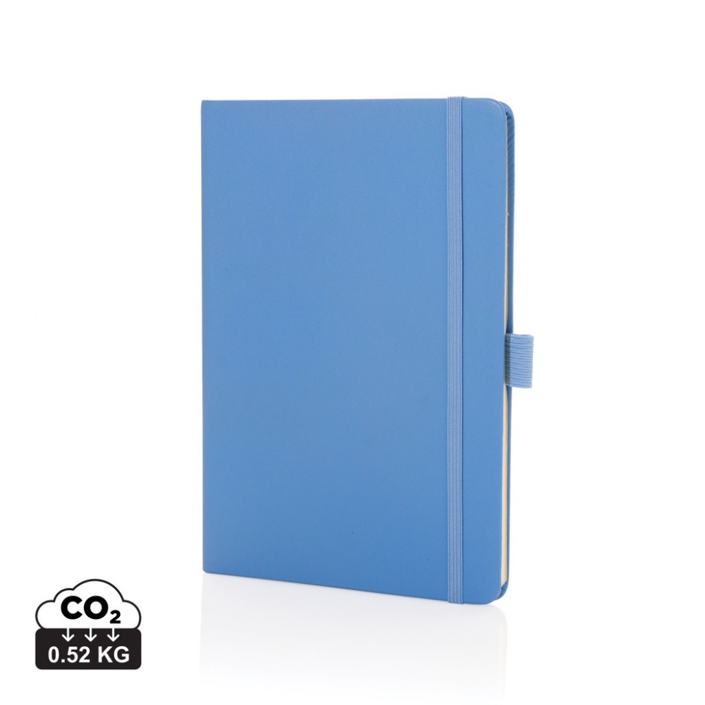 Logotrade promotional product image of: Sam A5 RCS certified bonded leather classic notebook