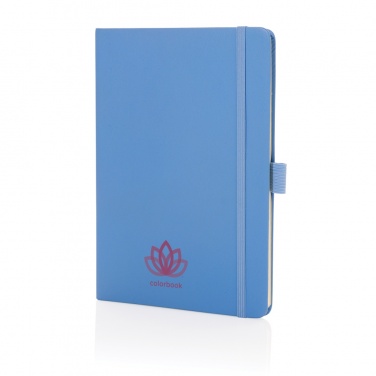 Logo trade promotional merchandise photo of: Sam A5 RCS certified bonded leather classic notebook