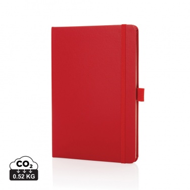 Logo trade promotional item photo of: Sam A5 RCS certified bonded leather classic notebook