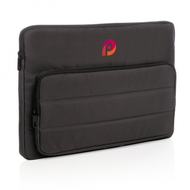 Logotrade corporate gift image of: Impact AWARE™ RPET 15.6" laptop sleeve