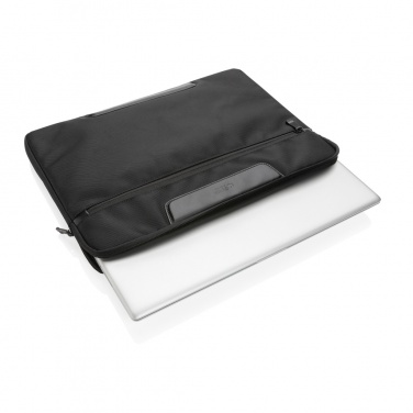 Logo trade advertising products image of: Swiss Peak AWARE™ RPET Voyager 15.6" laptop sleeve