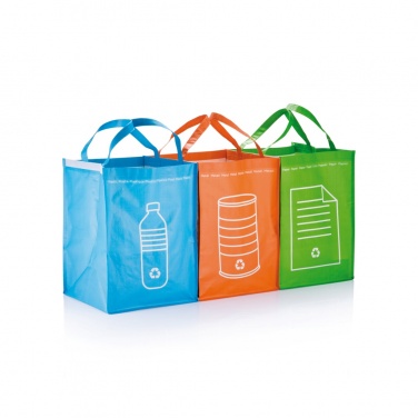 Logo trade promotional merchandise image of: 3pcs recycle waste bags