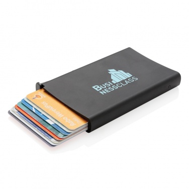 Logo trade business gifts image of: Standard aluminium RFID cardholder