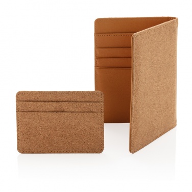 Logotrade advertising products photo of: Cork secure RFID passport cover