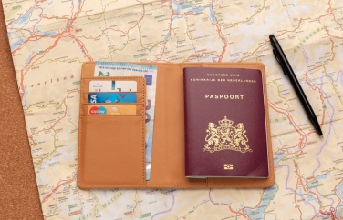 Logotrade promotional gift picture of: Cork secure RFID passport cover