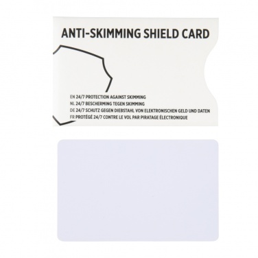 Logotrade advertising product image of: Anti-skimming RFID shield card with active jamming chip