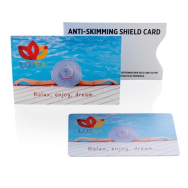 Logotrade promotional merchandise picture of: Anti-skimming RFID shield card with active jamming chip