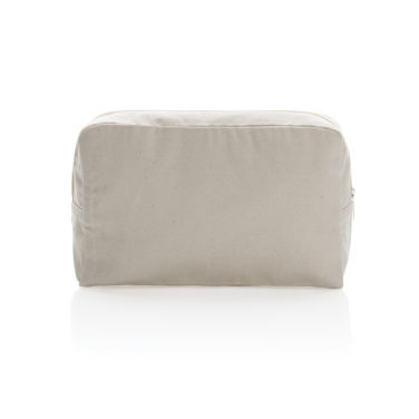 Logotrade promotional giveaway picture of: Impact Aware™ 285 gsm rcanvas toiletry bag undyed