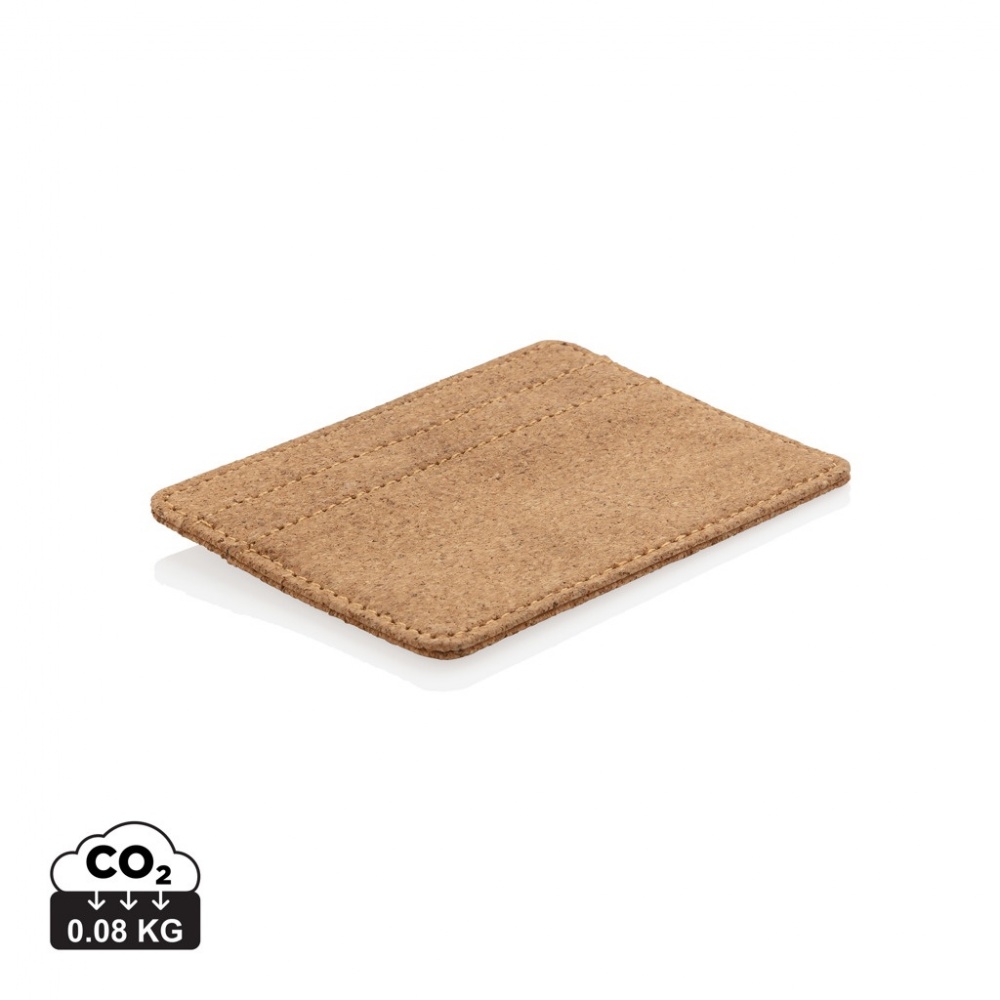 Logo trade corporate gifts image of: Cork secure RFID slim wallet