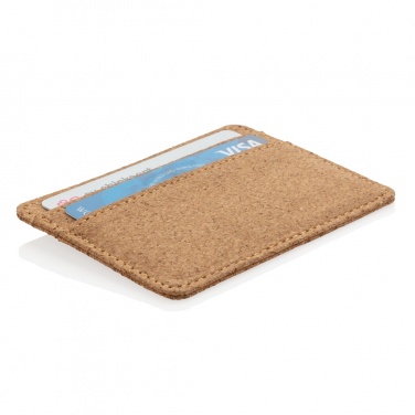 Logotrade promotional items photo of: Cork secure RFID slim wallet