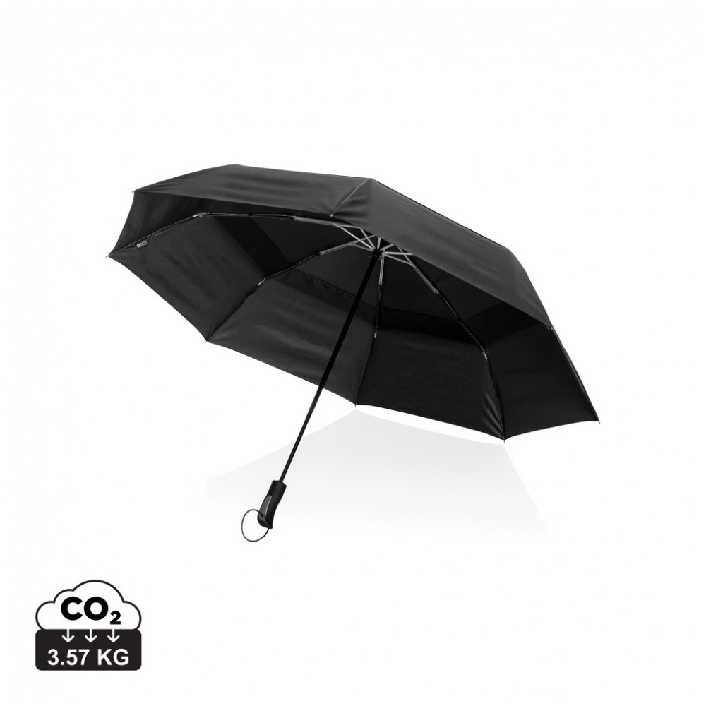 Logo trade promotional gift photo of: Swiss Peak Aware™ Tornado 27” pocket storm umbrella