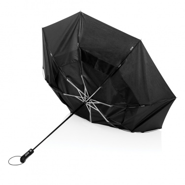 Logo trade business gifts image of: Swiss Peak Aware™ Tornado 27” pocket storm umbrella