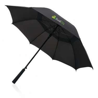 Logo trade promotional gift photo of: Swiss peak AWARE™ Tornado 23” storm umbrella