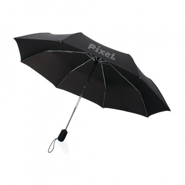 Logo trade promotional products image of: Swiss Peak AWARE™ Traveller 21” automatic umbrella