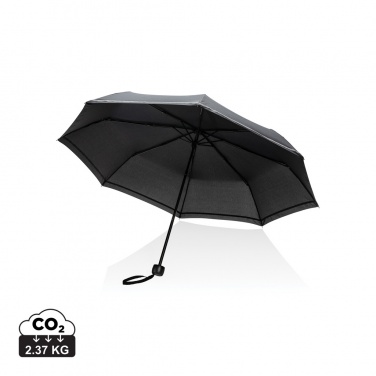 Logotrade promotional merchandise photo of: 20.5"Impact AWARE™ RPET 190T pongee mini reflective umbrella