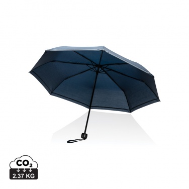 Logotrade corporate gift picture of: 20.5"Impact AWARE™ RPET 190T pongee mini reflective umbrella