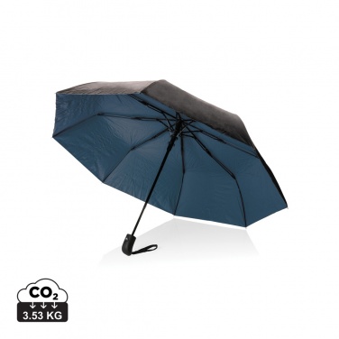 Logotrade promotional items photo of: 21" Impact AWARE™ RPET 190T Pongee dual colour mini umbrella