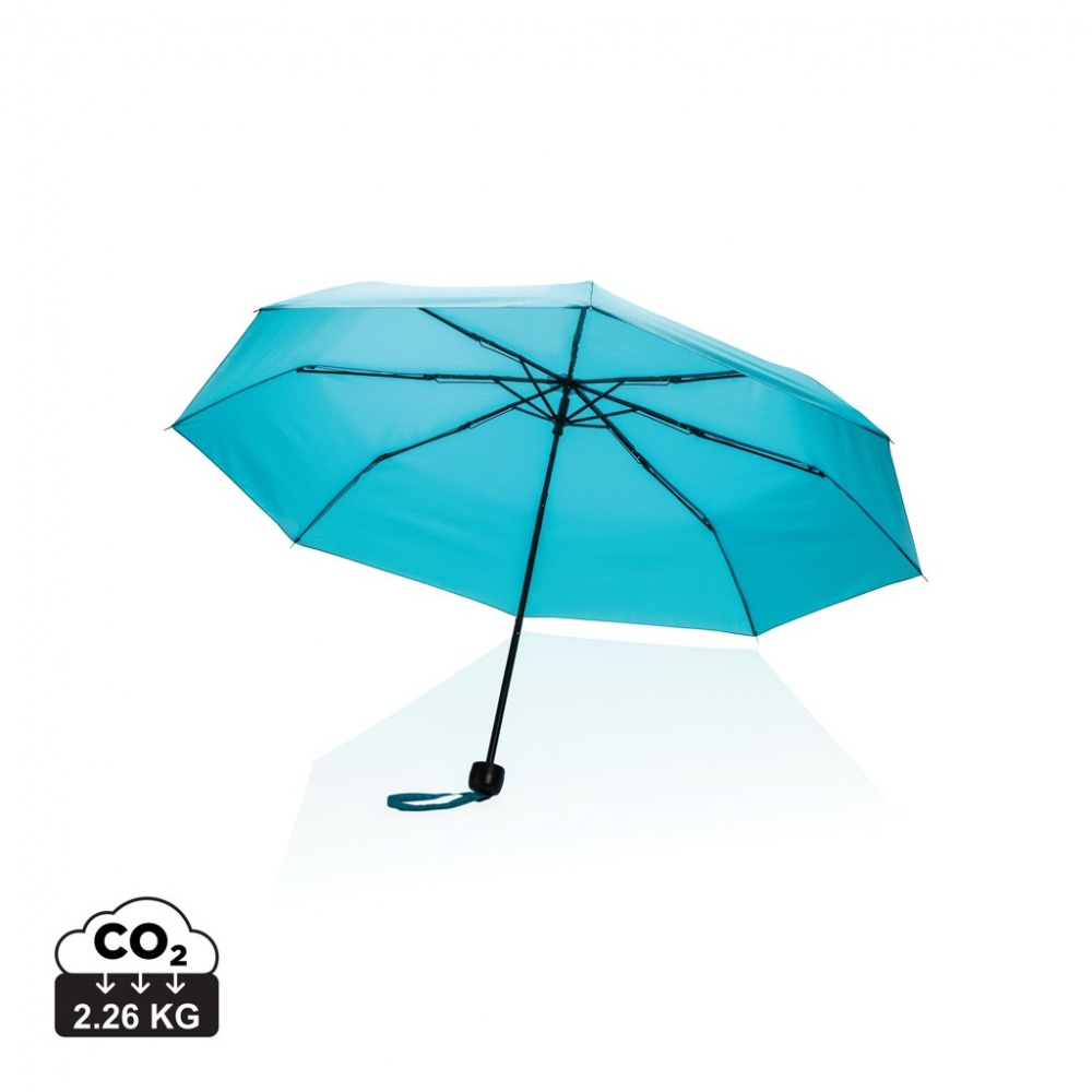 Logo trade promotional gifts picture of: 20.5" Impact AWARE™ RPET 190T mini umbrella