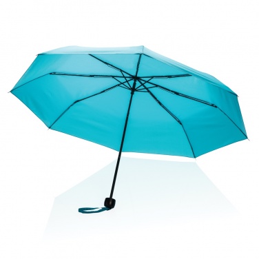 Logo trade promotional giveaways picture of: 20.5" Impact AWARE™ RPET 190T mini umbrella