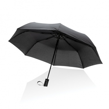 Logo trade promotional items picture of: 21" Impact AWARE™ RPET 190T mini auto open umbrella