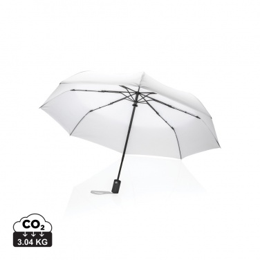 Logo trade promotional items picture of: 21" Impact AWARE™ RPET 190T auto open/close umbrella