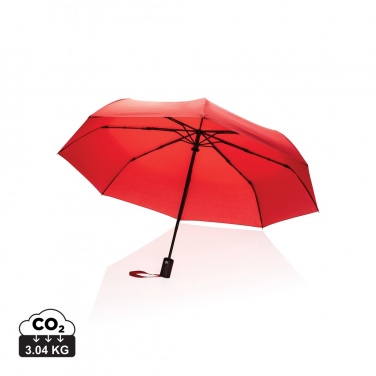 Logo trade advertising product photo of: 21" Impact AWARE™ RPET 190T auto open/close umbrella