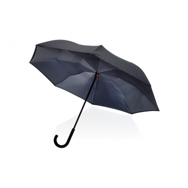 Logotrade corporate gift image of: 23" Impact AWARE™ RPET 190T reversible umbrella