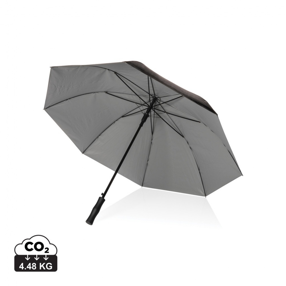 Logotrade advertising product image of: 27" Impact AWARE™ RPET 190T dual colour auto open umbrella