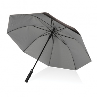 Logo trade advertising product photo of: 27" Impact AWARE™ RPET 190T dual colour auto open umbrella