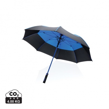 Logotrade promotional item picture of: 27" Impact AWARE™ RPET 190T auto open stormproof umbrella