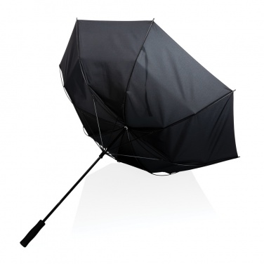 Logo trade promotional giveaway photo of: 30" Impact AWARE™ RPET 190T Storm proof umbrella