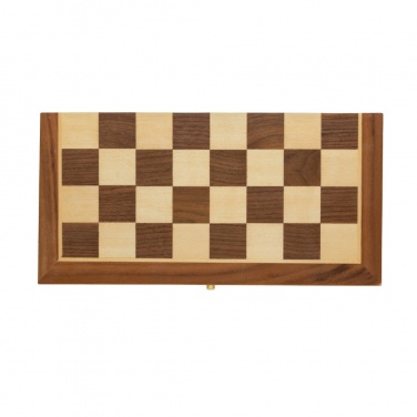 Logotrade promotional merchandise image of: Luxury wooden foldable chess set