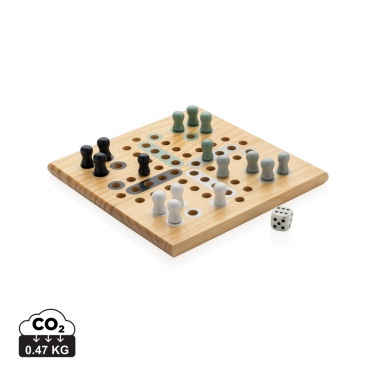 Logo trade promotional item photo of: Claire wooden Ludo game