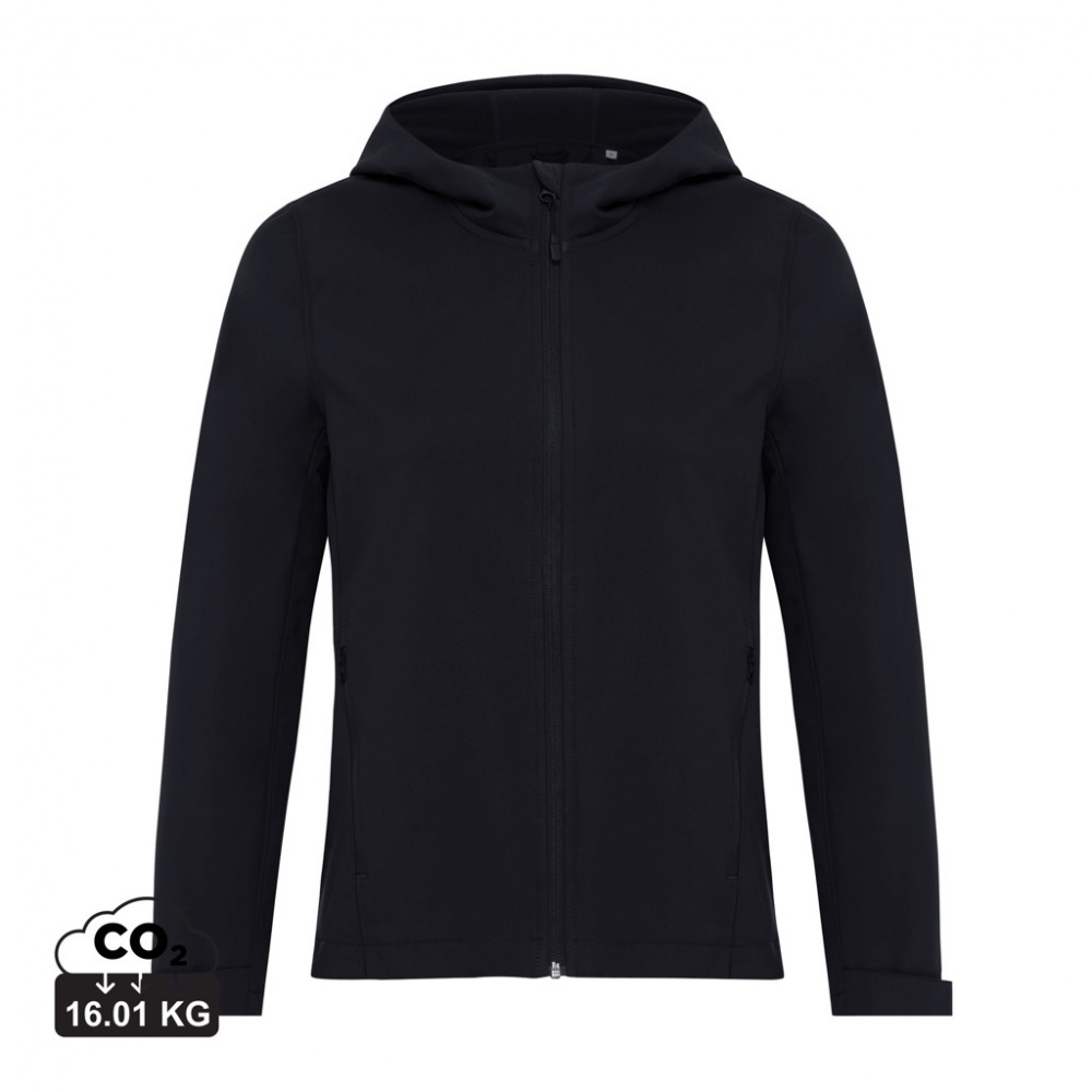 Logo trade promotional gift photo of: Iqoniq Makalu women recycled polyester soft shell jacket