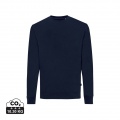 Iqoniq Zion recycled cotton crew neck, navy