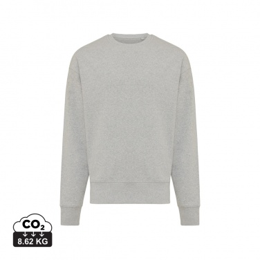 Logo trade corporate gift photo of: Iqoniq Kruger relaxed recycled cotton crew neck