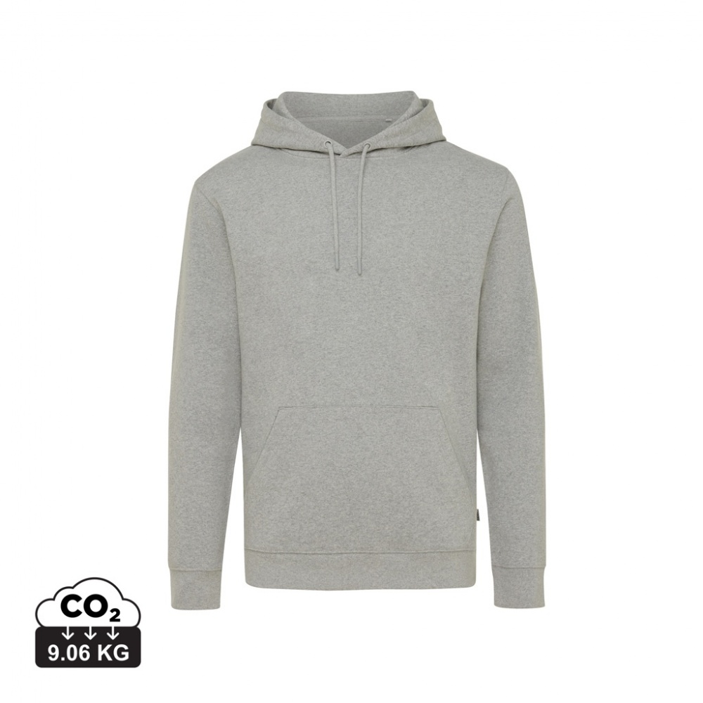 Logotrade promotional item image of: Iqoniq Torres recycled cotton hoodie undyed