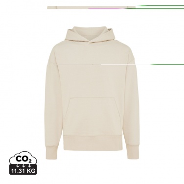 Logo trade corporate gifts image of: Iqoniq Yoho recycled cotton relaxed hoodie